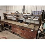 Work Bench with Scrap Metal