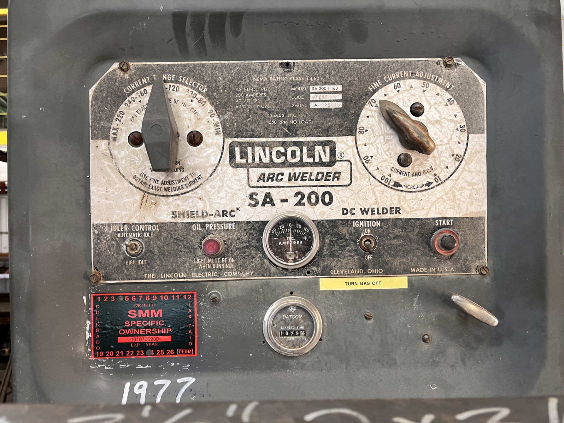 Lincoln SA 200 Arc Welders & Stand - Image 3 of 10