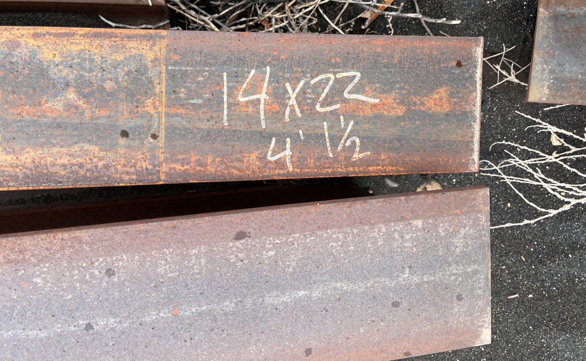 Misc Steel I Beams - Image 5 of 9