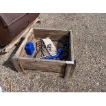 Wooden Crate with Tools
