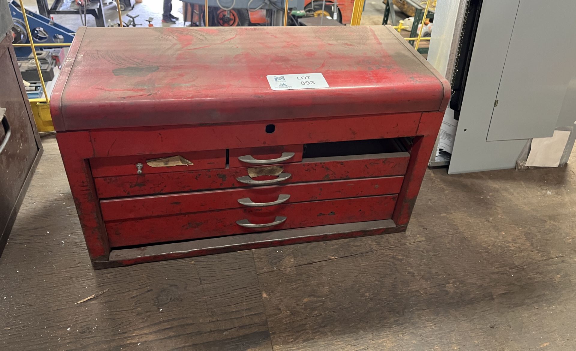 Red Tool Box & Contents