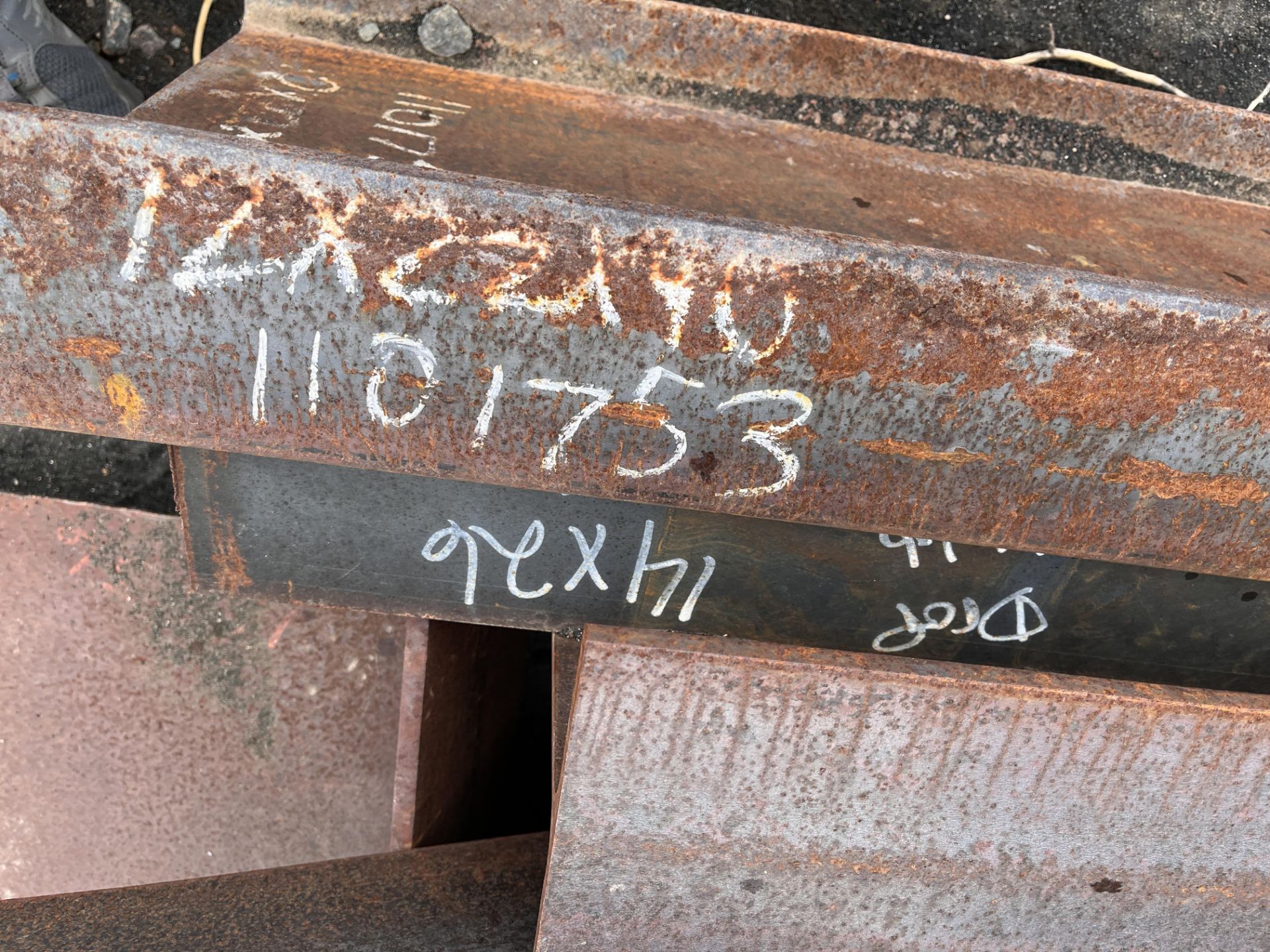 Misc Steel I Beams - Image 3 of 9