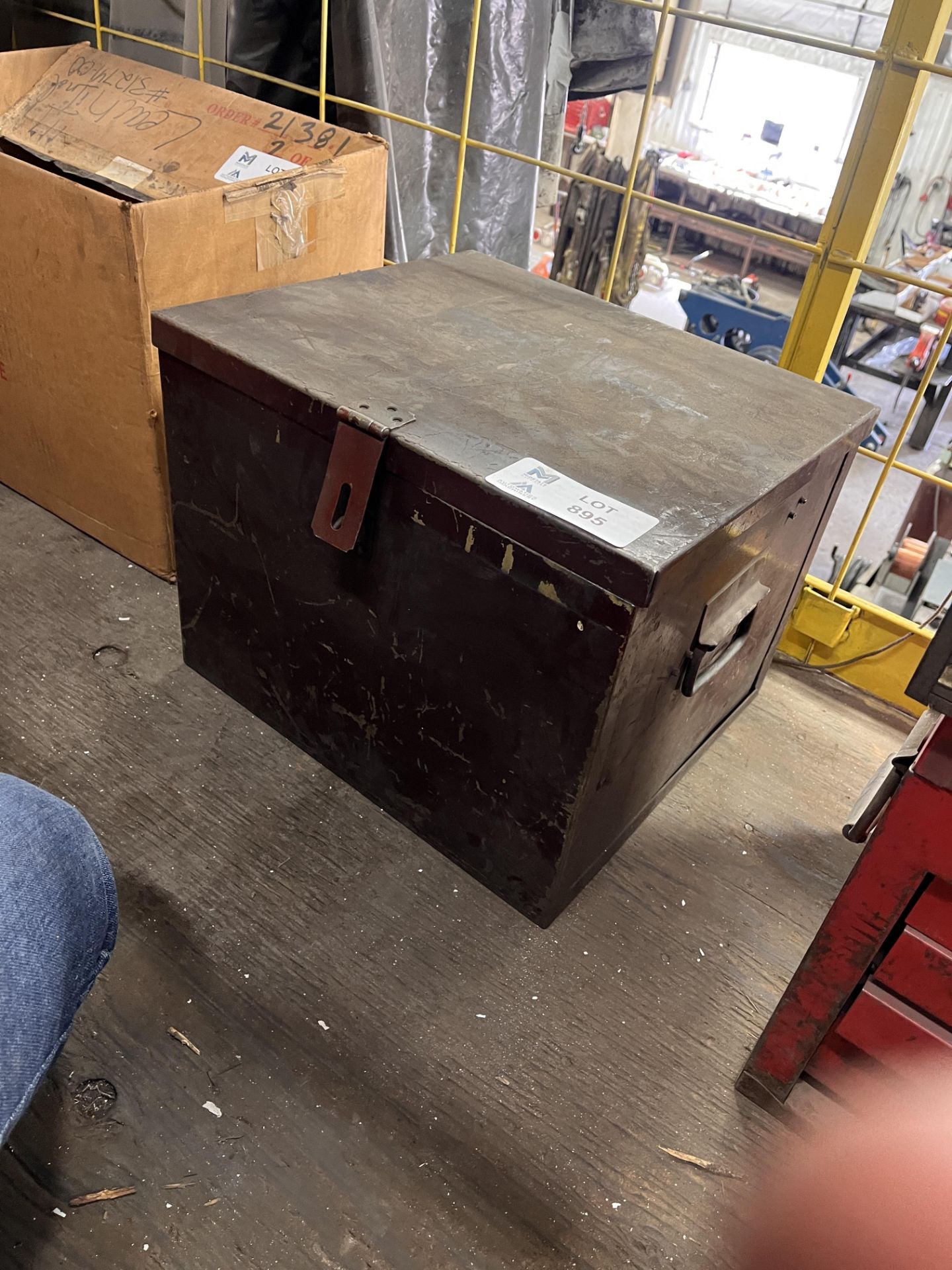 Metal Lock Box - Image 2 of 3