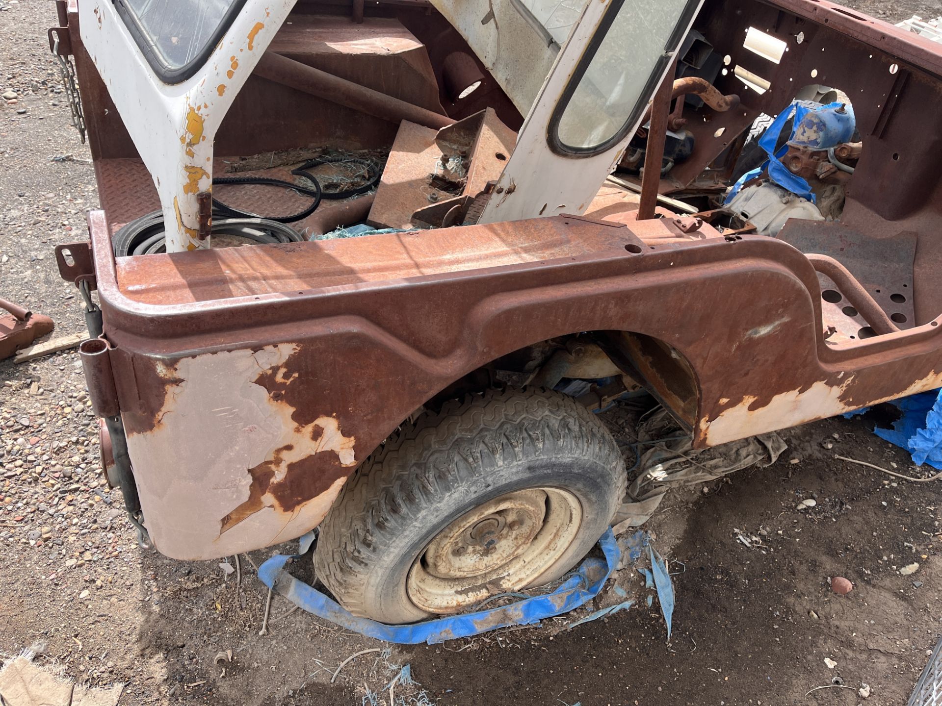 Jeep Willys with Pallet of Parts - Image 4 of 7