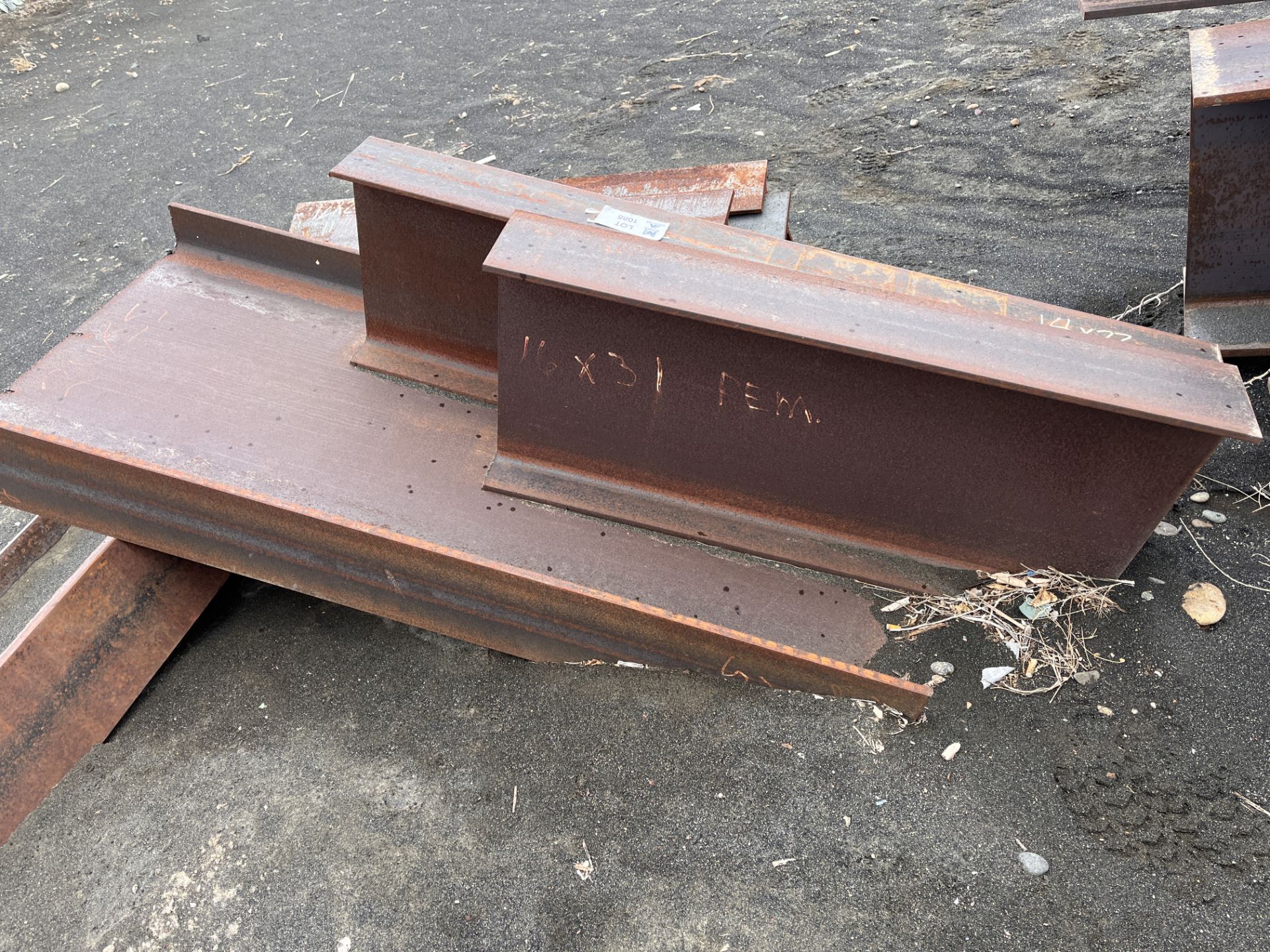 Misc Steel I Beams - Image 6 of 9