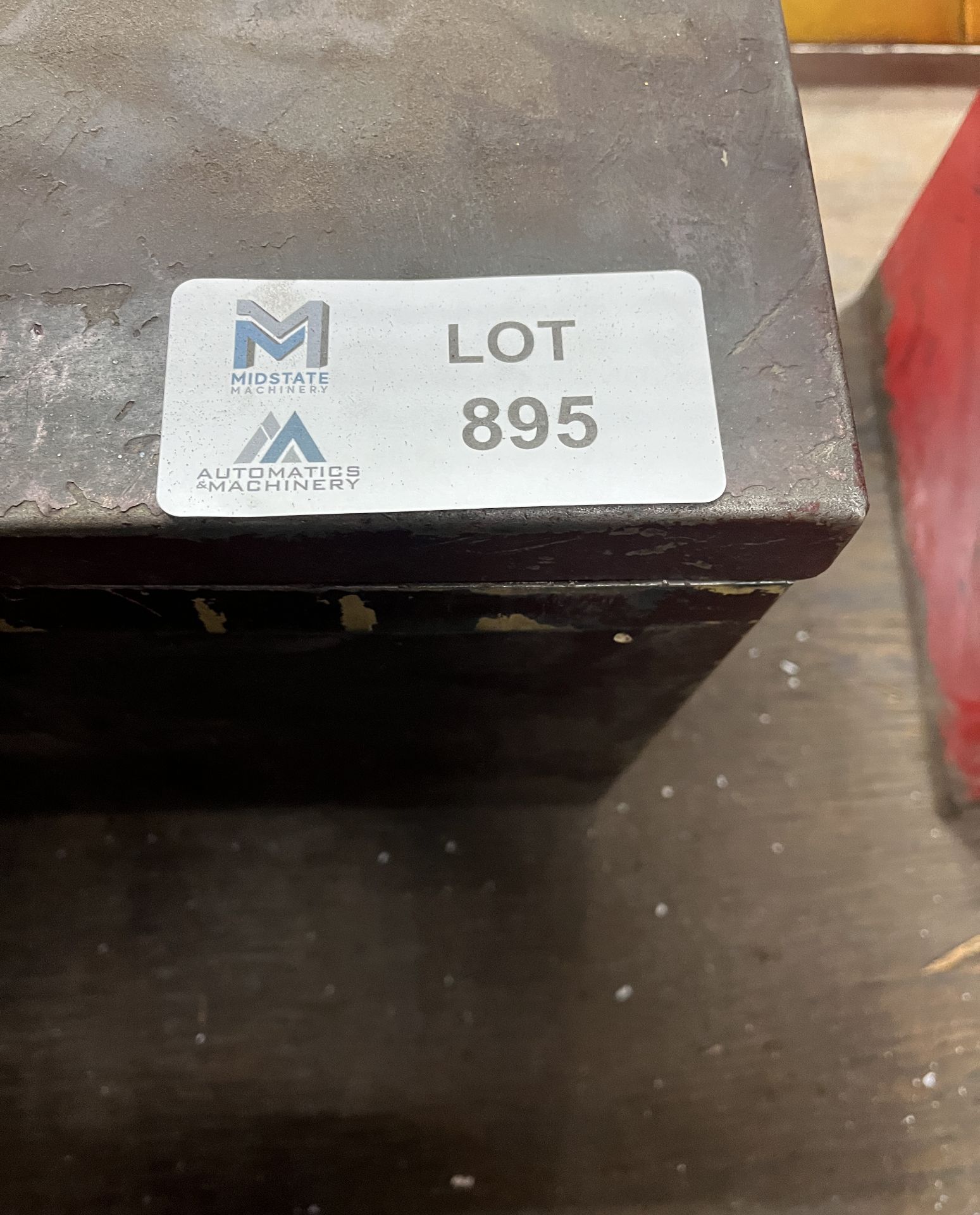 Metal Lock Box - Image 3 of 3