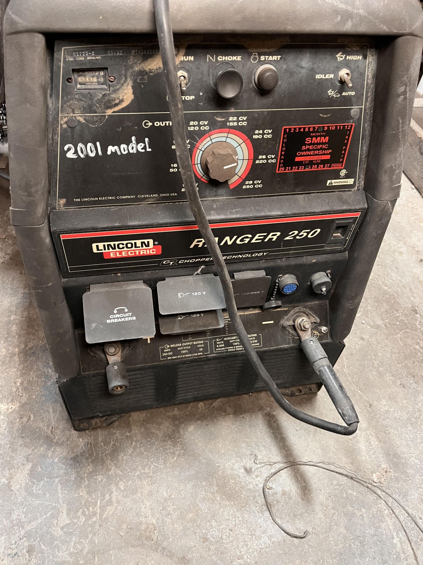 Lincoln Ranger 250 Welder - Image 2 of 5