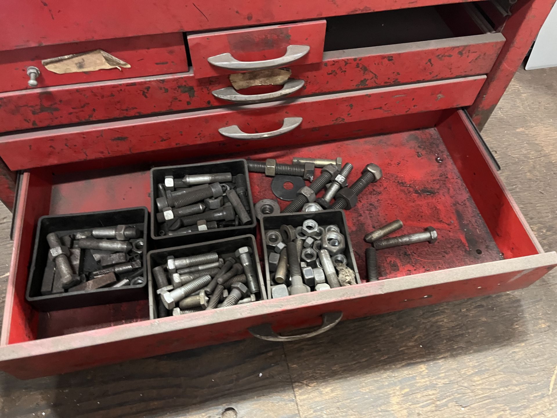 Red Tool Box & Contents - Image 5 of 6