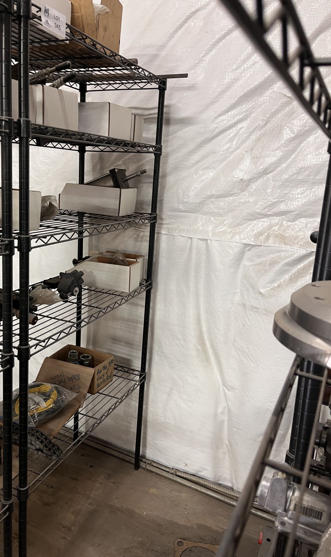 Bakers Rack, Air Cylinder Parts, Etc