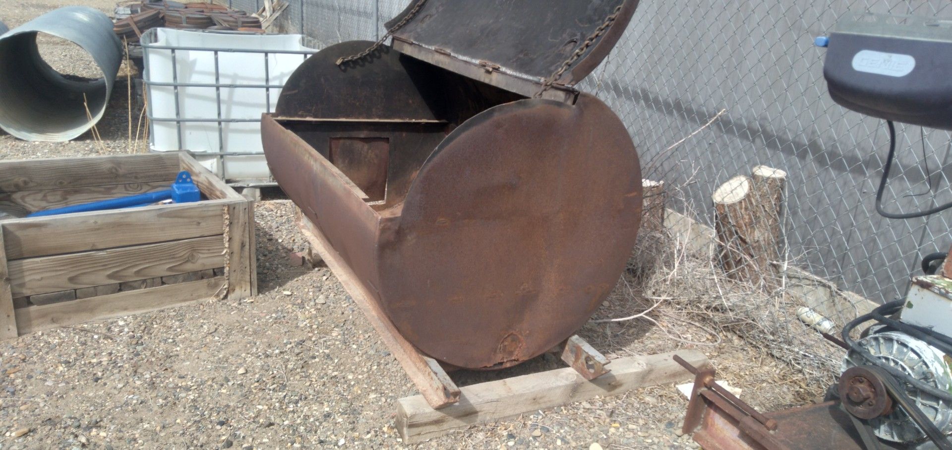 Steel BBQ Grill Tank - Image 6 of 6