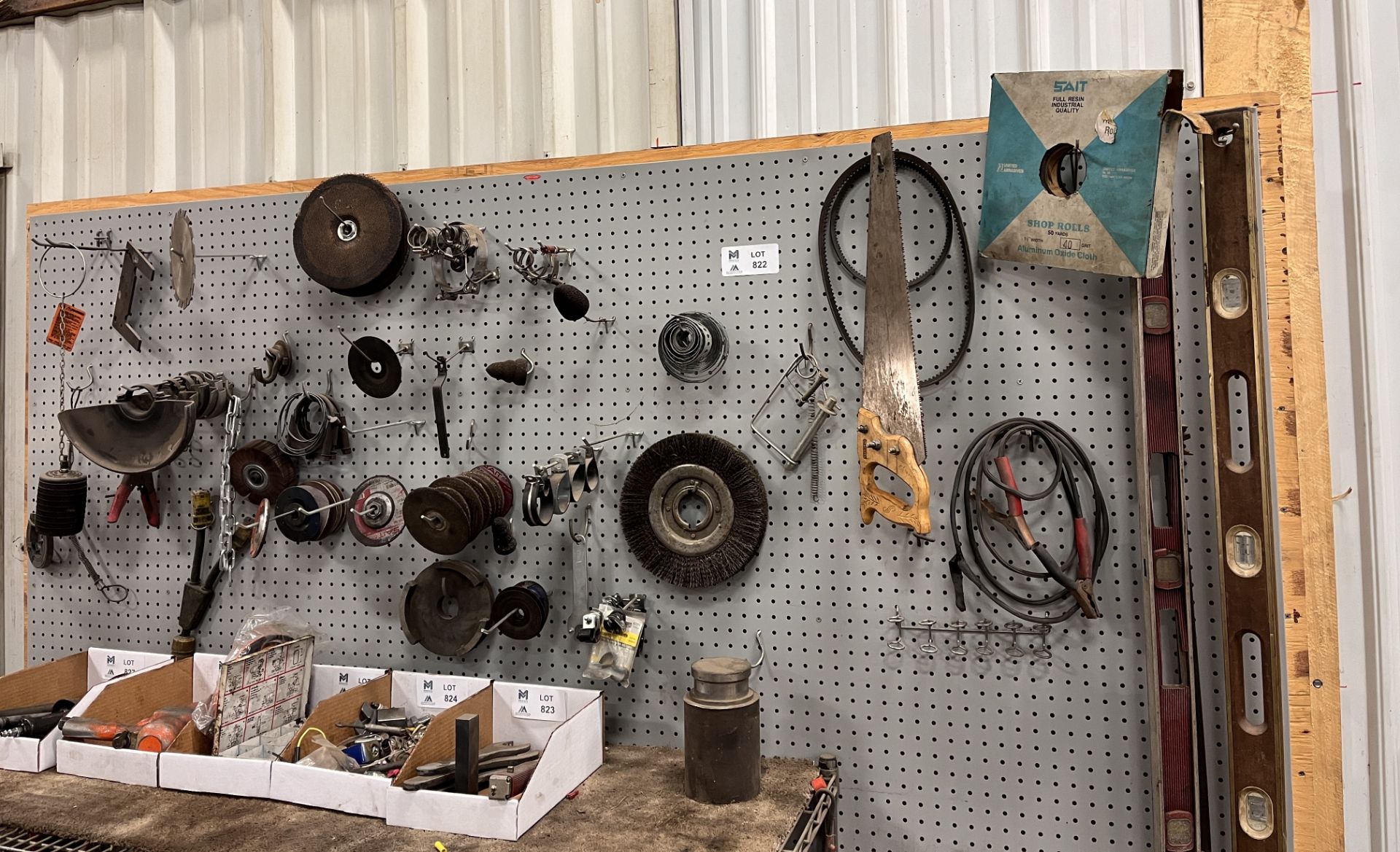 Misc Tools, Grinding Wheels, Saw & Levels