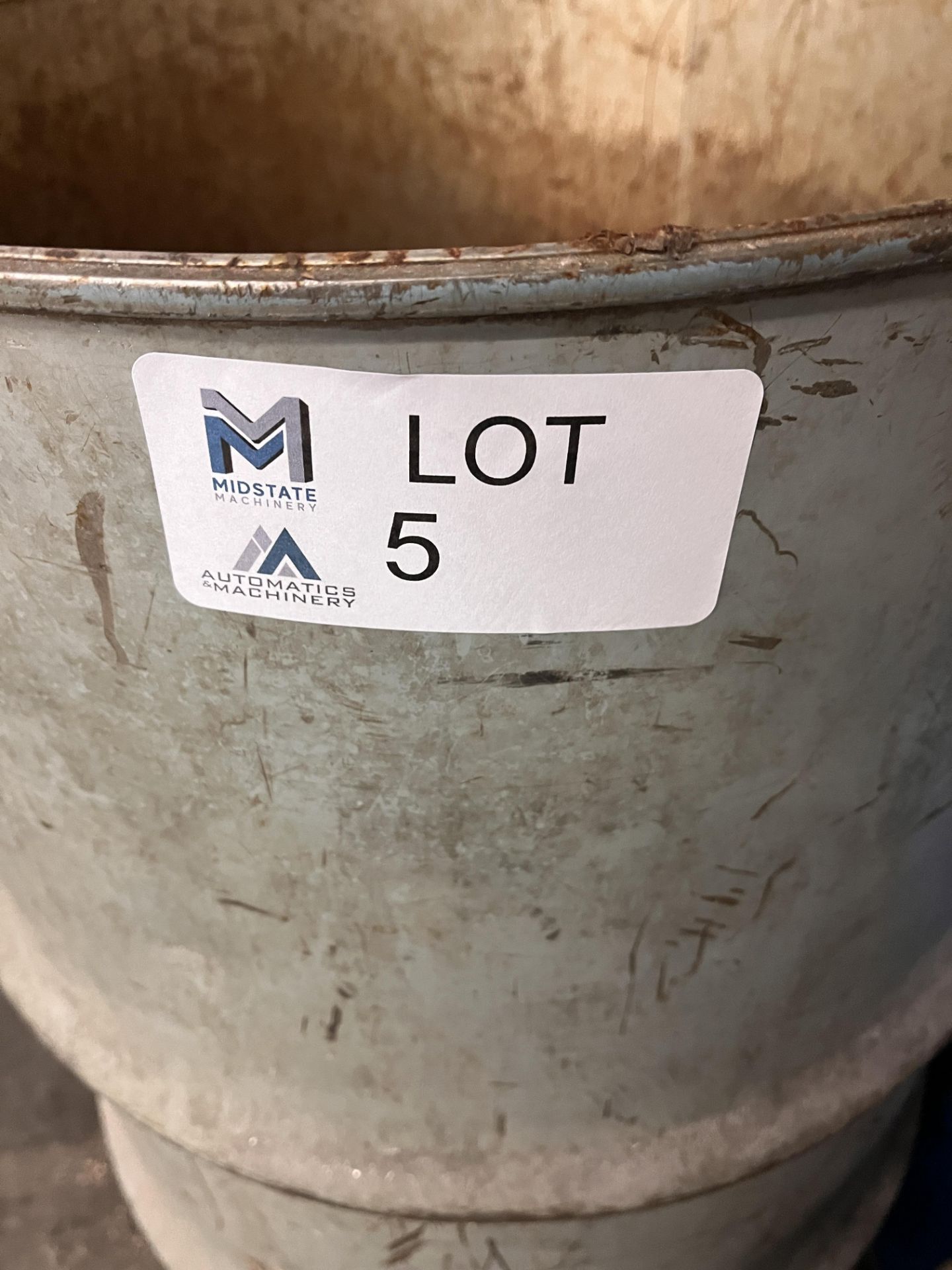 50 Gallon Empty Drums and metal buckets - Image 2 of 2