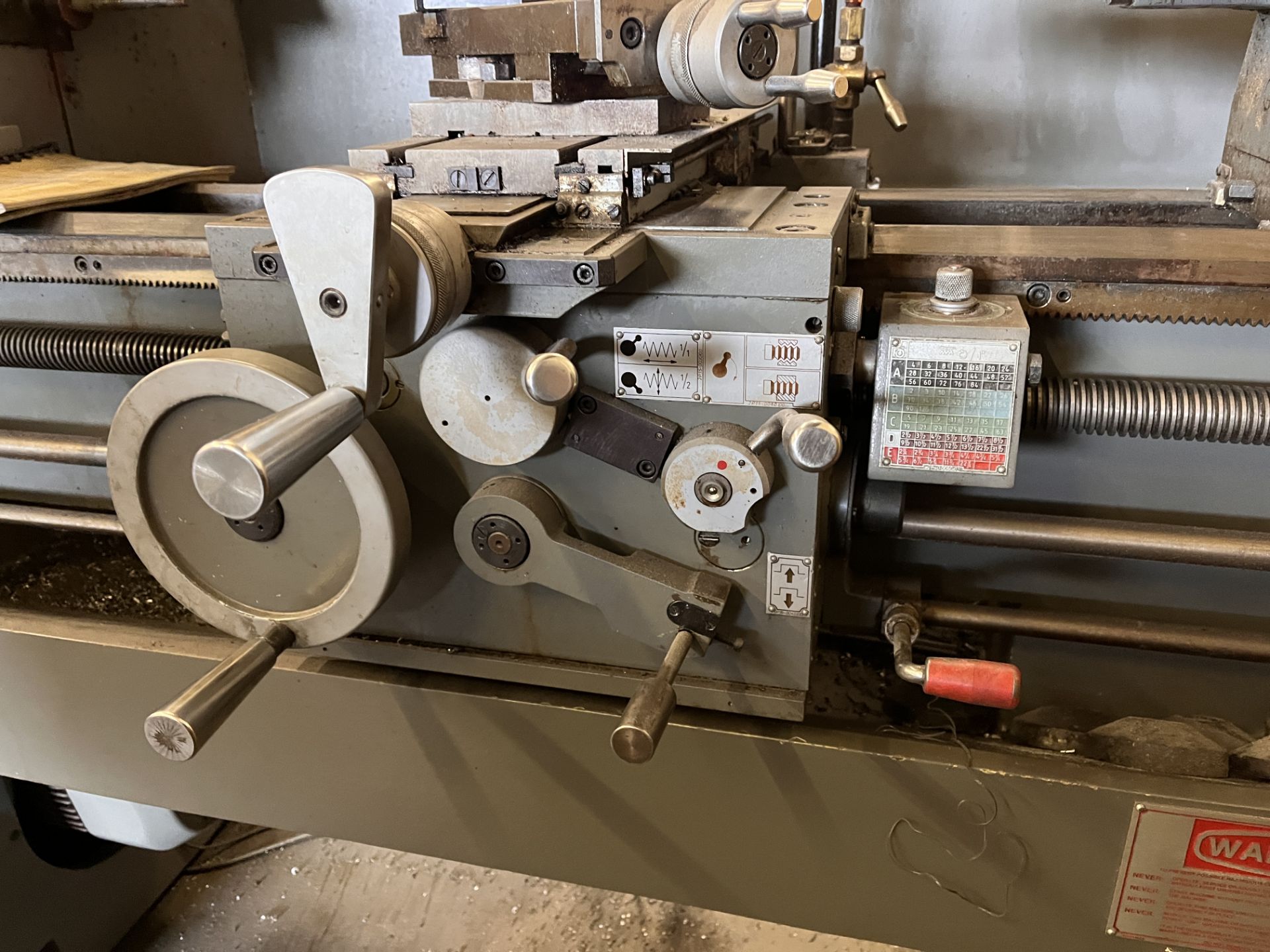 Famot / Palamco 14” x 40”cc Engine Lathe, Mdl. TUM-35, - Image 8 of 15