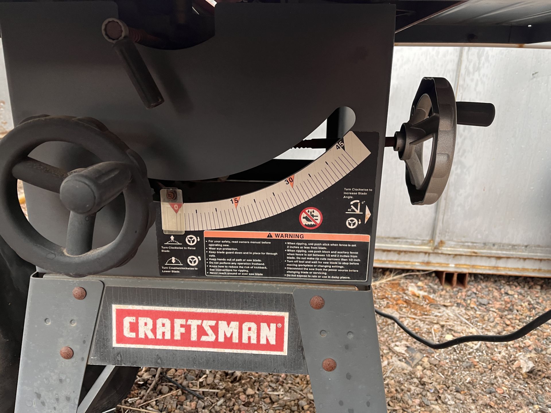 Craftsman 10" Table Saw - Image 2 of 5