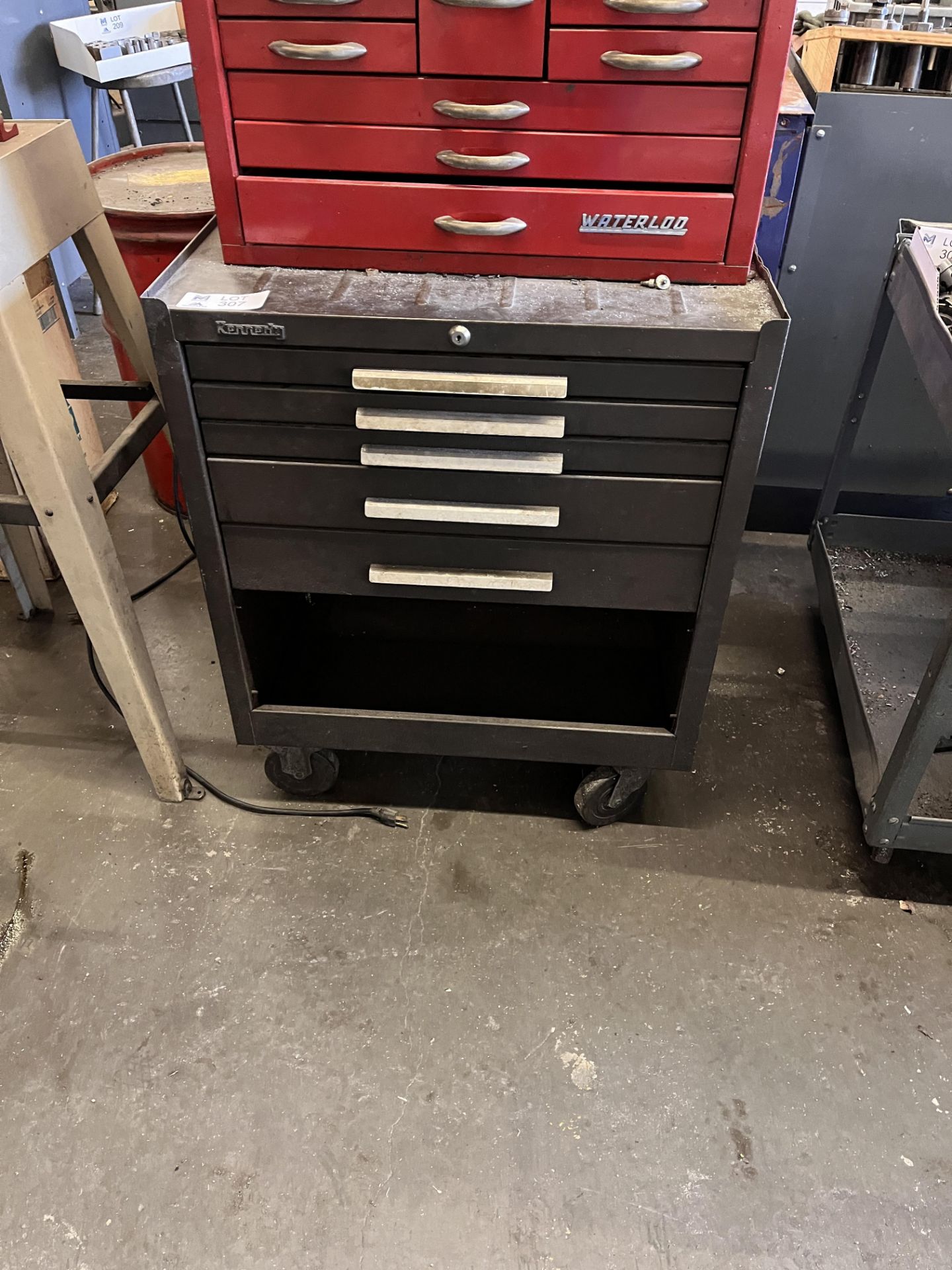 Rolling Kennedy Tool Box with Contents