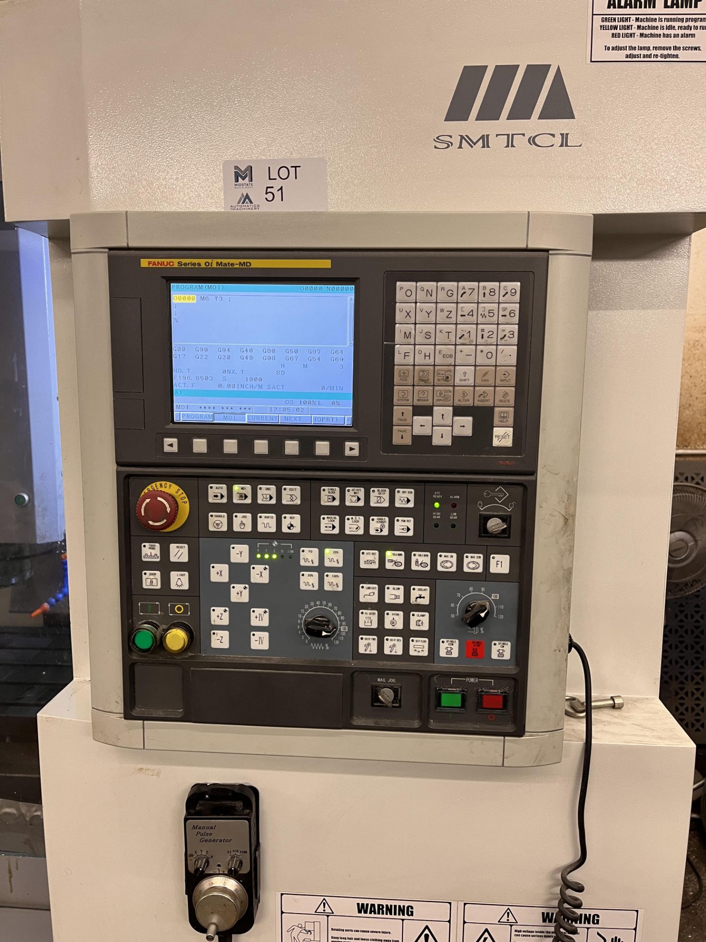 2014 SMTCL 850E CNC Vertical Machining Center - Image 2 of 17