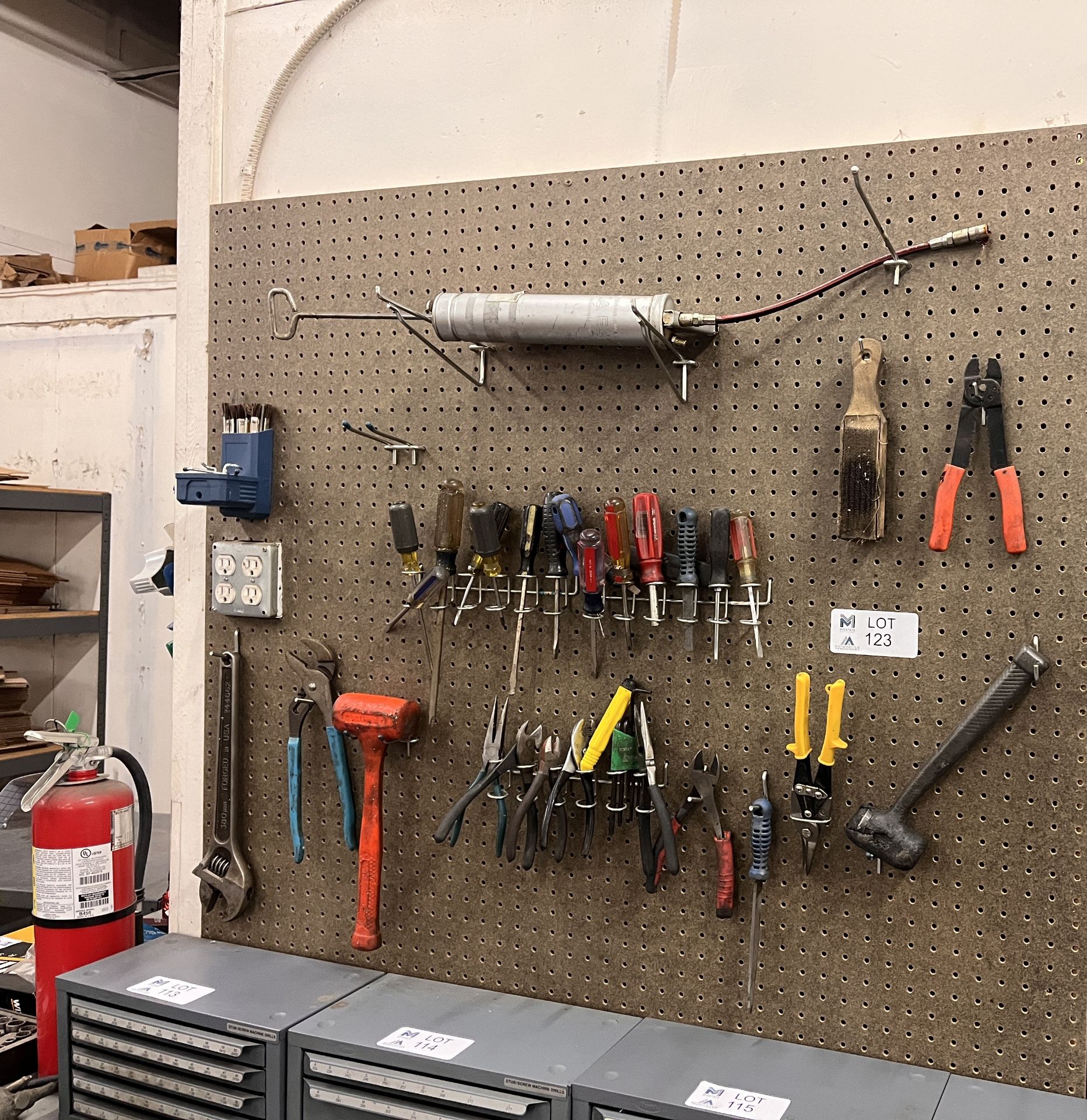 Peg Board with all tools