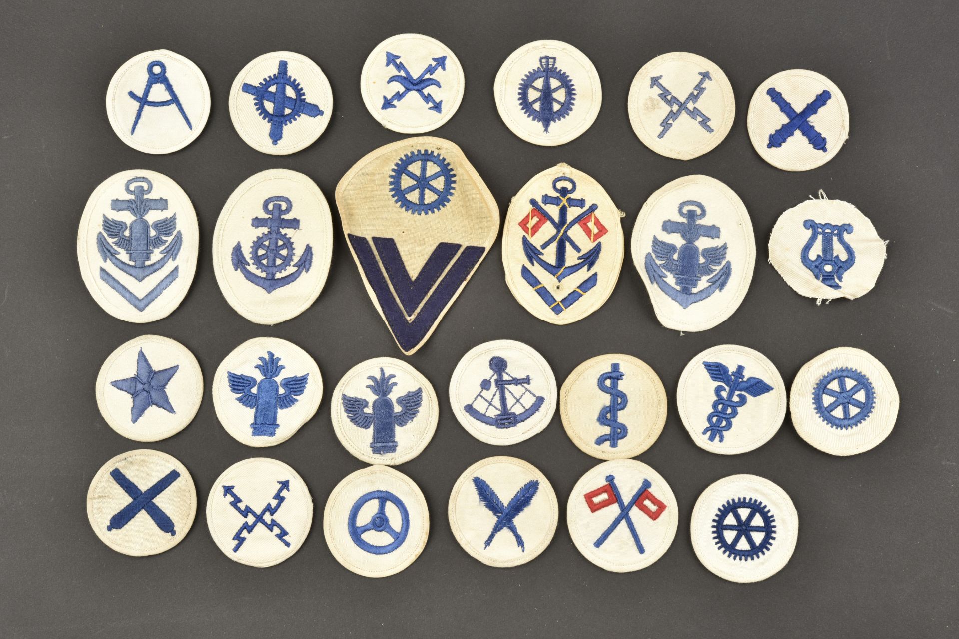 Insignes de specialite KM. Kriegsmarine speciality badges.