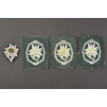 Insignes Gebirgsjager. Mountain troops badges.