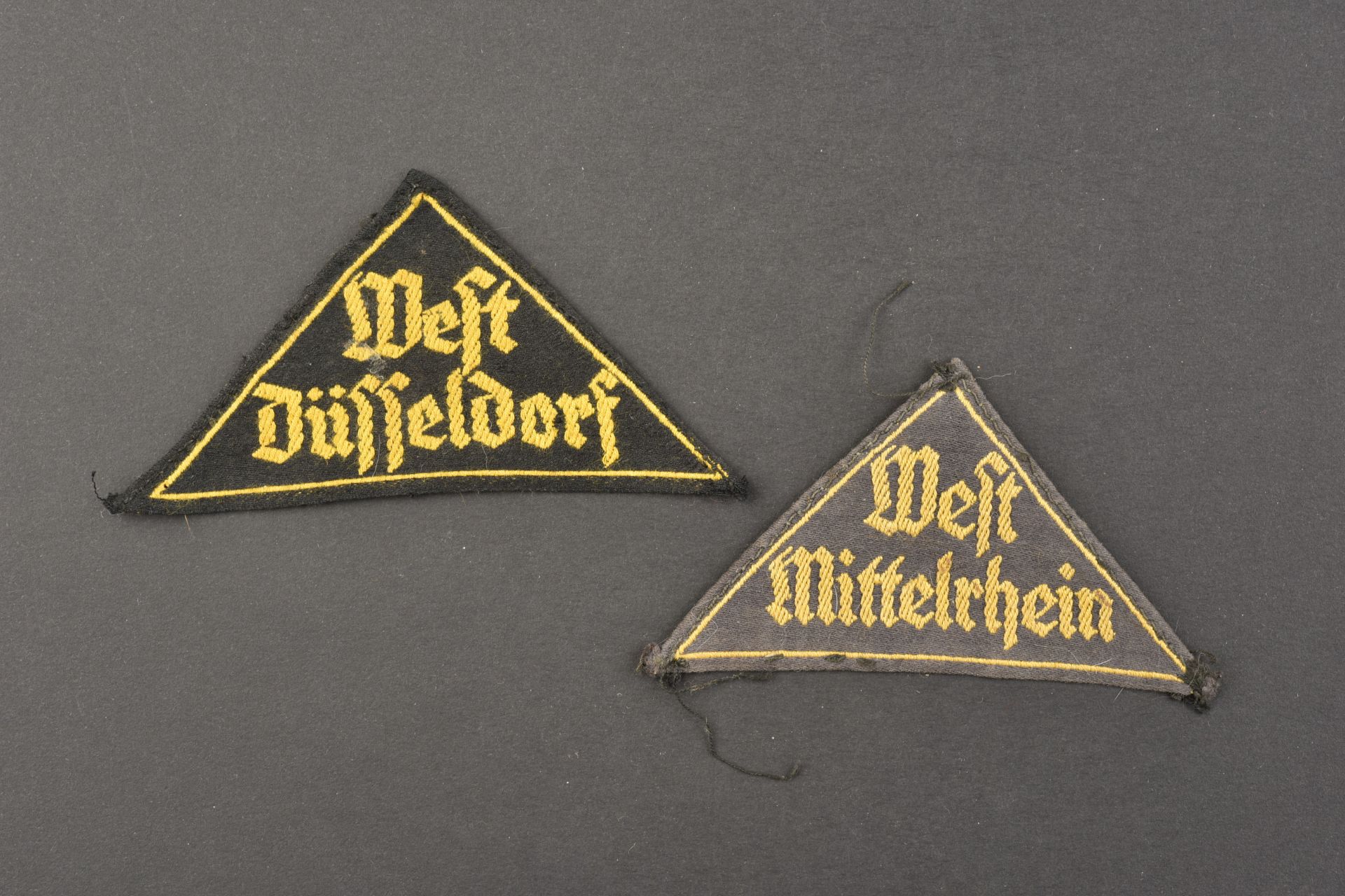 Triangles de bras HJ. Hj insignia.