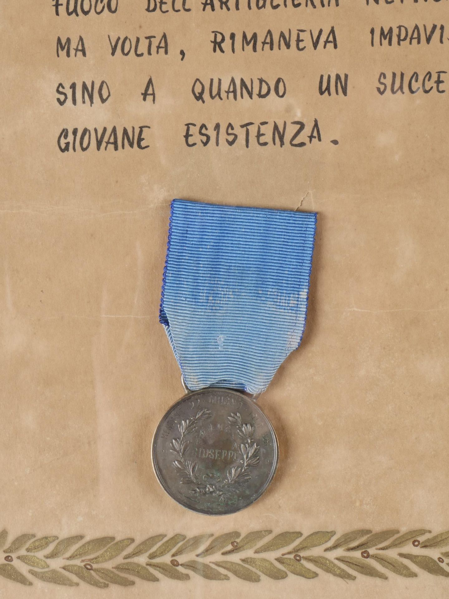 Medaille dargent pour la Valeur Militaire. Silver medal for Military Valor. - Image 3 of 8