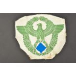 Insigne de maillot de sport Polizei. Polizei sports shirt badge.