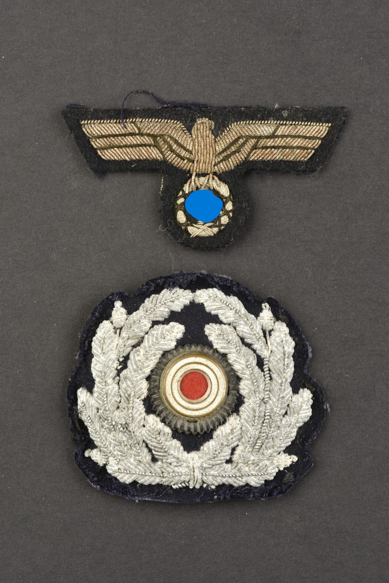 Insignes de coiffure de la Kriegsmarine. Kriegsmarine headgear badges. 