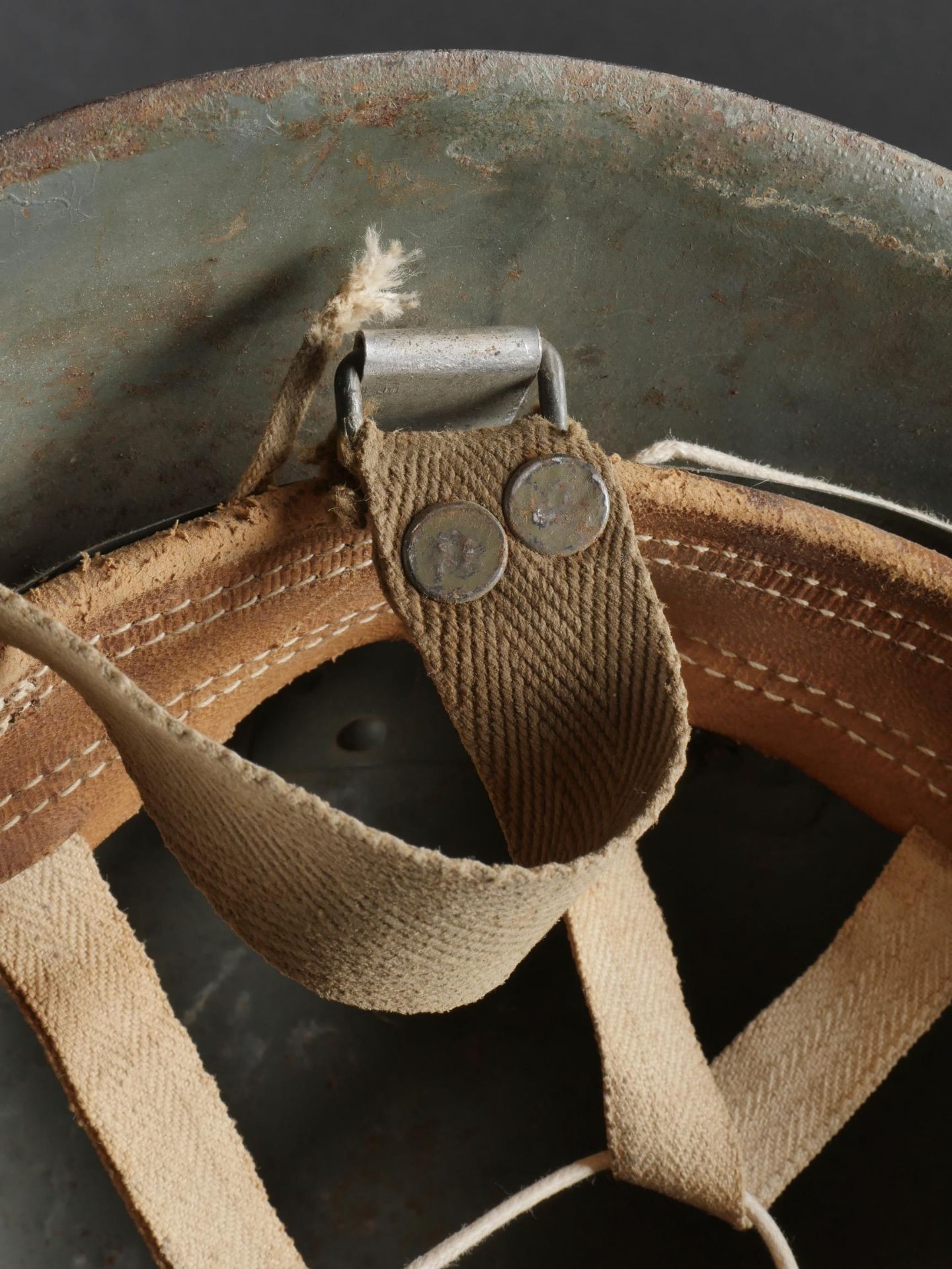 Casque italien de lartillerie. Italian artillery helmet. - Image 16 of 19