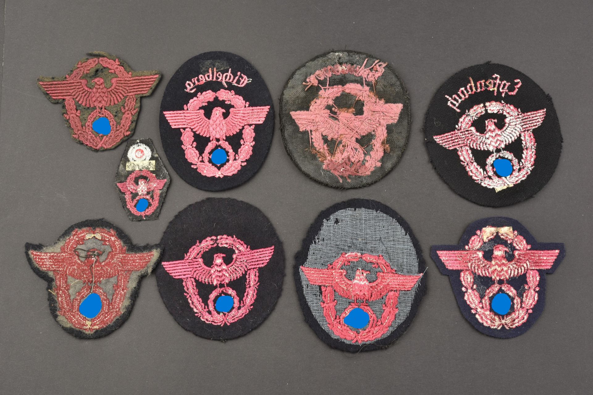 Insignes des pompiers du Reich. Fireman's sleeve badges.  - Bild 2 aus 2