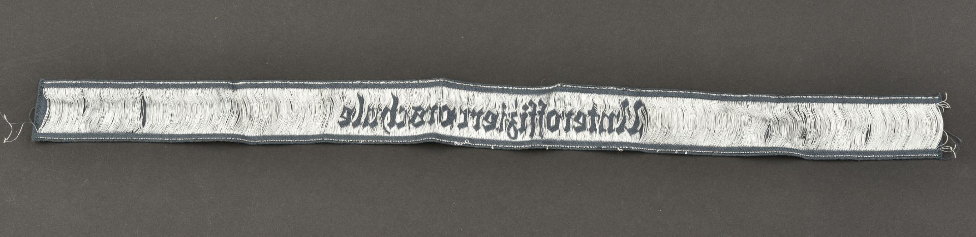 Bande de bras Unteroffizierschule. NCO School cufftittle. - Bild 2 aus 3