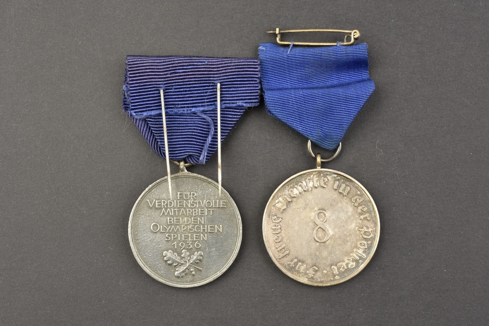 Medailles de service. Service medals. - Image 2 of 2