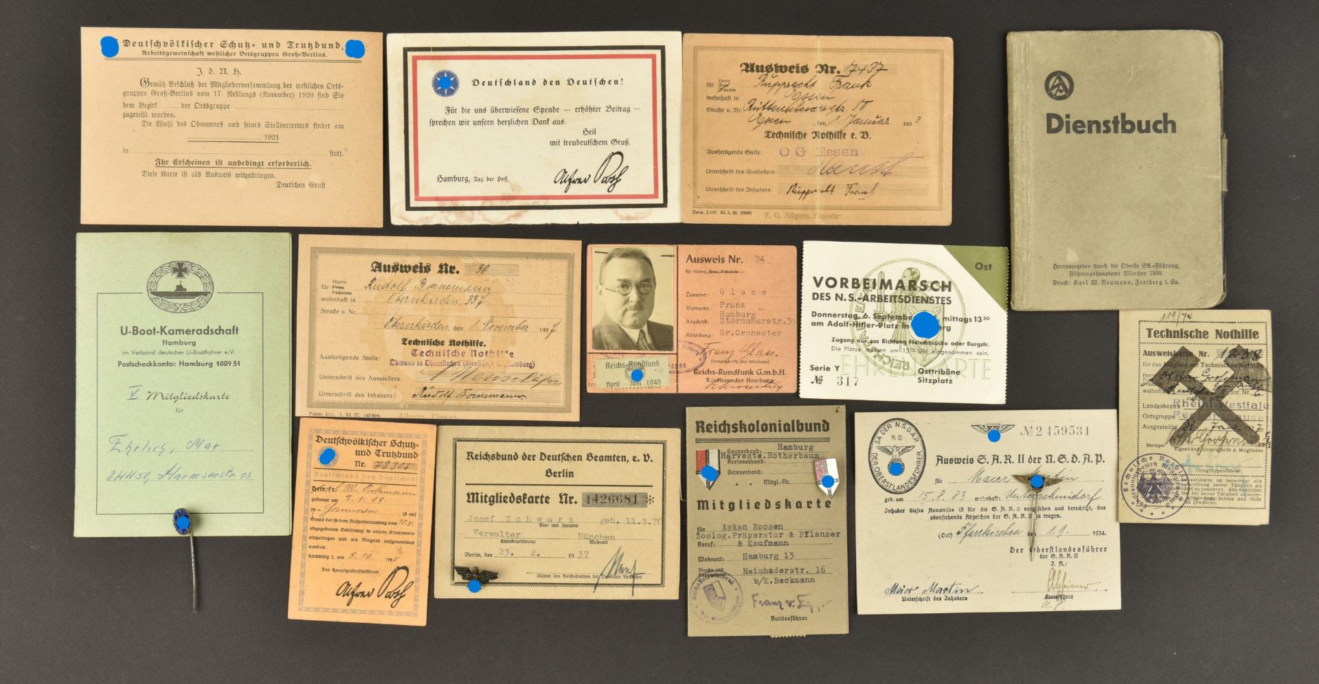 Cartes divers. Various cards.