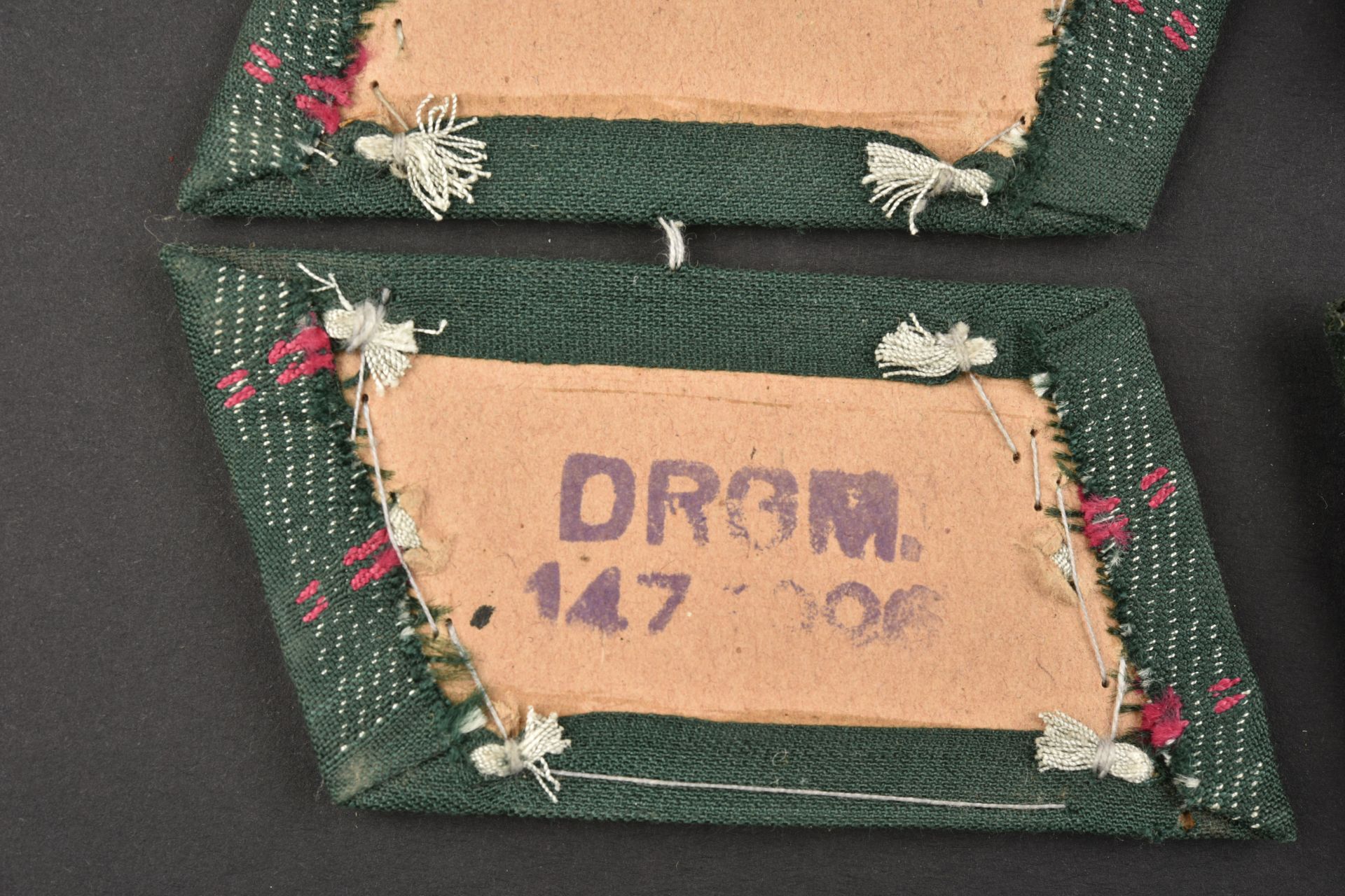 Pattes de col d officier Heer. Heer officer s collar tabs. - Image 2 of 3