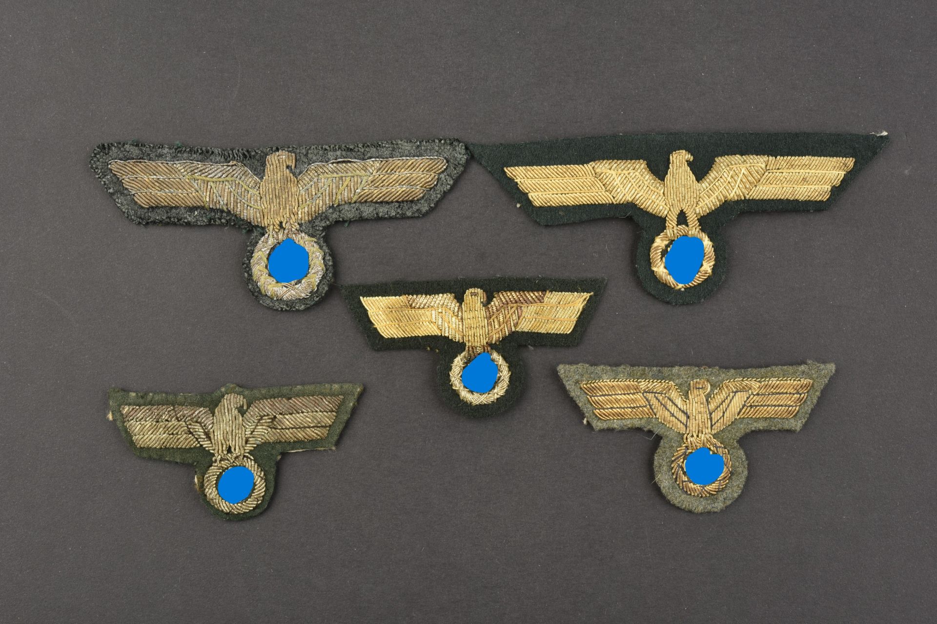 Insignes artillerie cotiere. Coastal artillery badges.