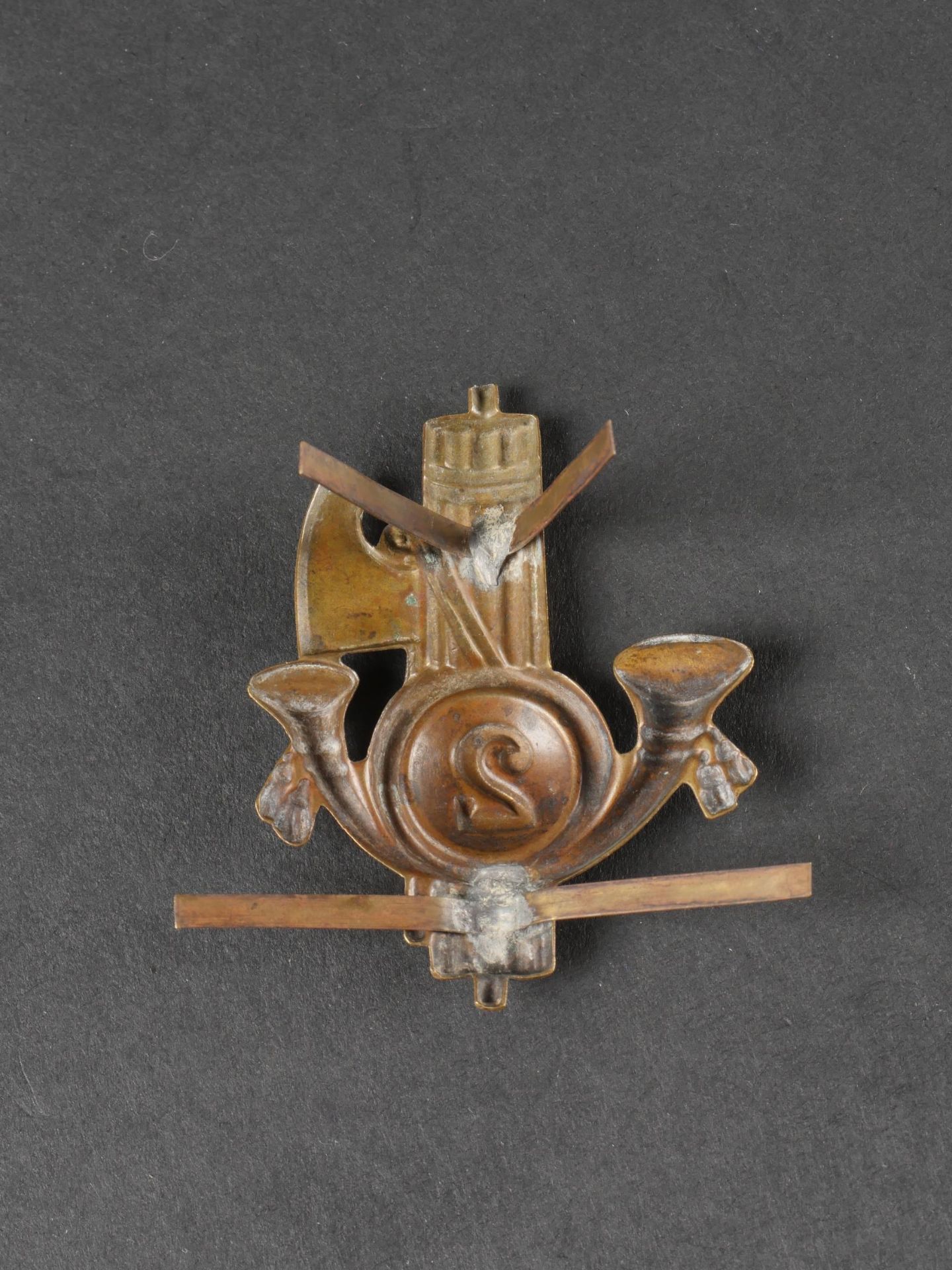 Insigne de casque de la 2eme Legion de Chemises Noires coloniale de Misurata. Helmet badge of the 2n - Image 2 of 2