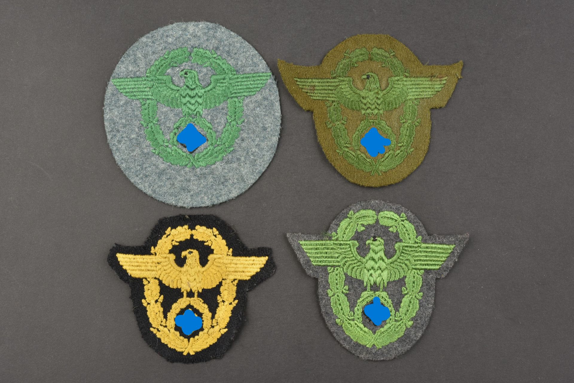 Insignes Polizei. Polizei badges.