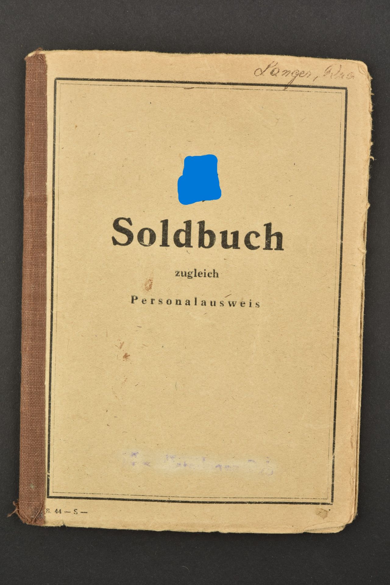 Soldbuch SS. 