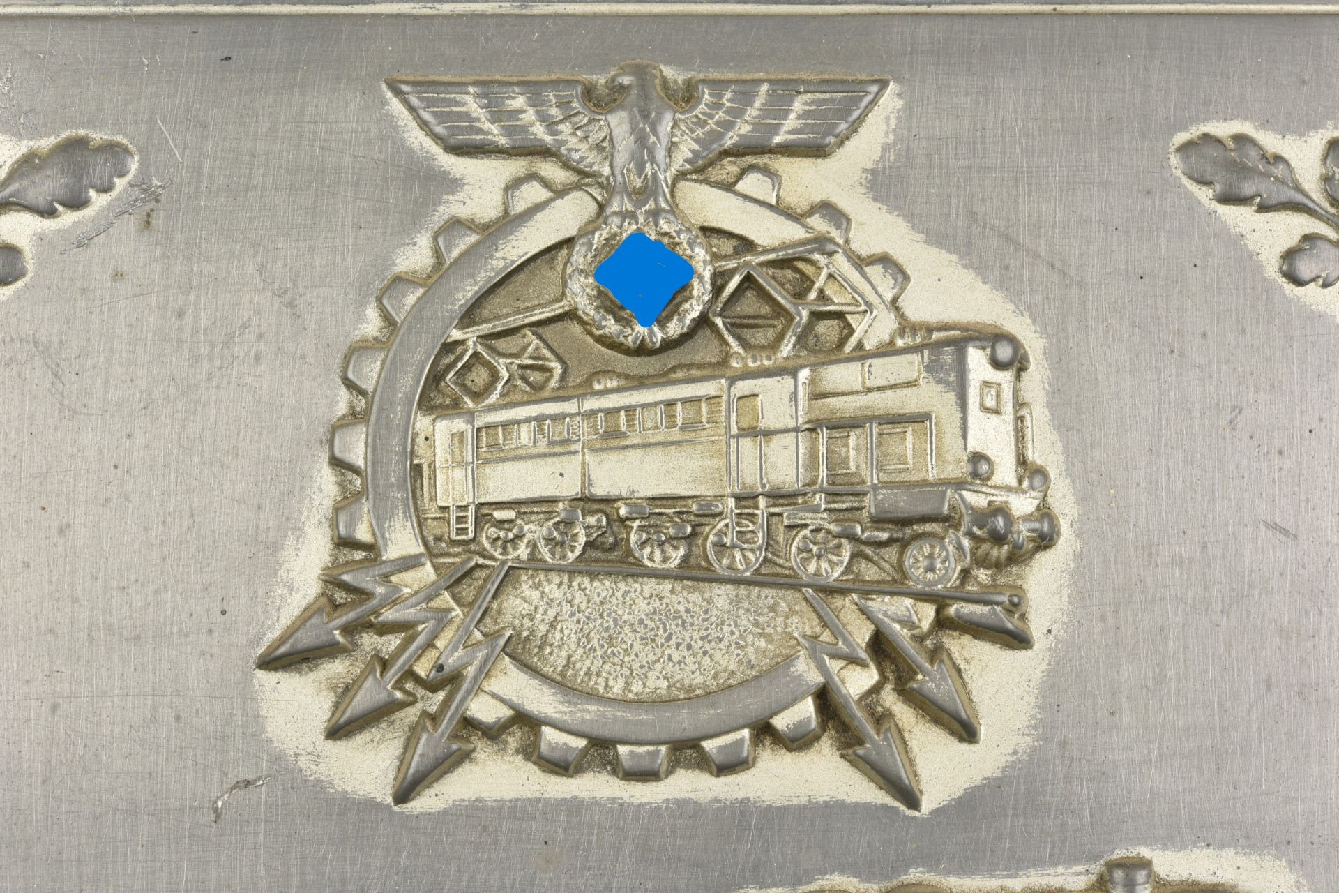 Cadre commŽmoratif de la Reichsbahn. Reichsbahn commemorative frame. - Image 4 of 5