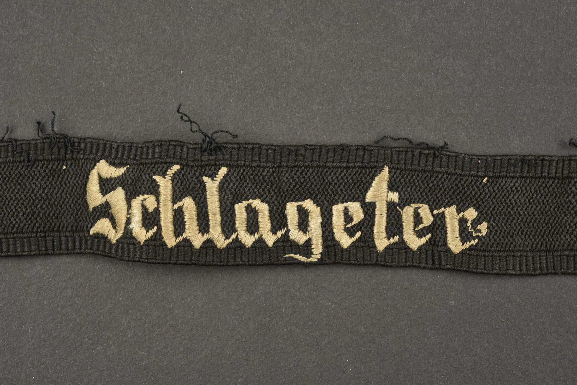 Bande de bras Schlageter. Schlageter cuff tittle. - Image 3 of 3