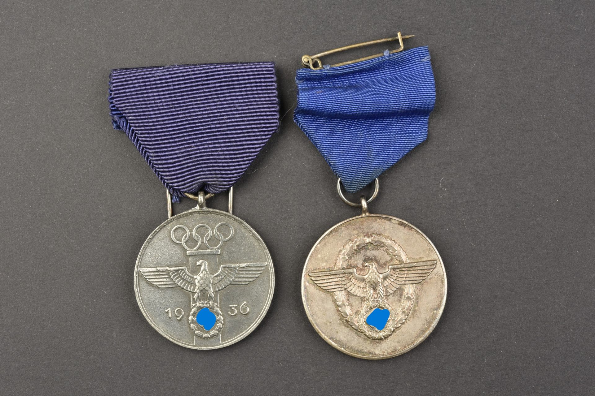 Medailles de service. Service medals.