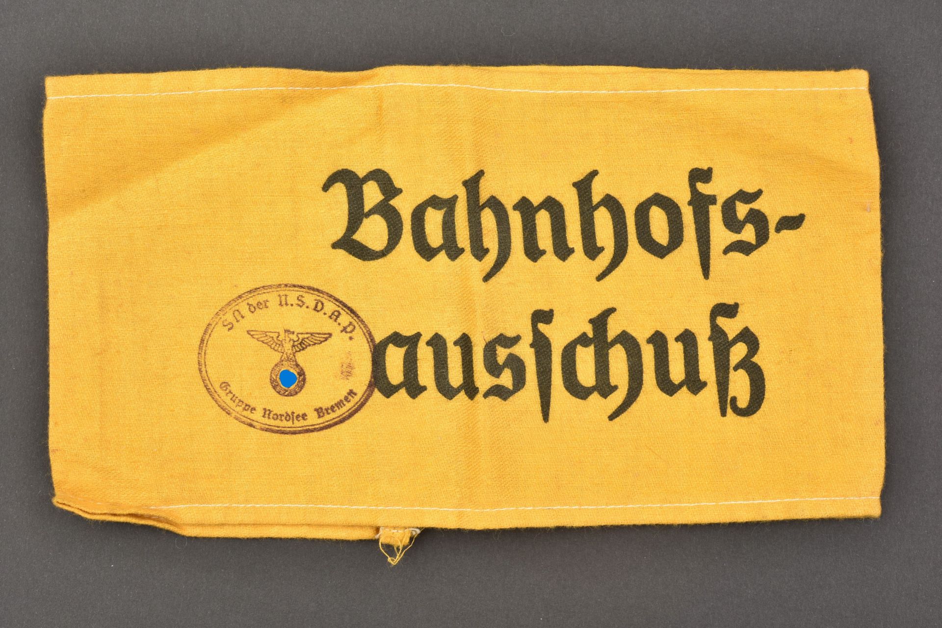 Brassard Bahnhofs ausschutz. Bahnhofs armband.