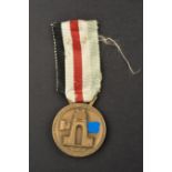 Medaille italienne allemande. German Italian medal.