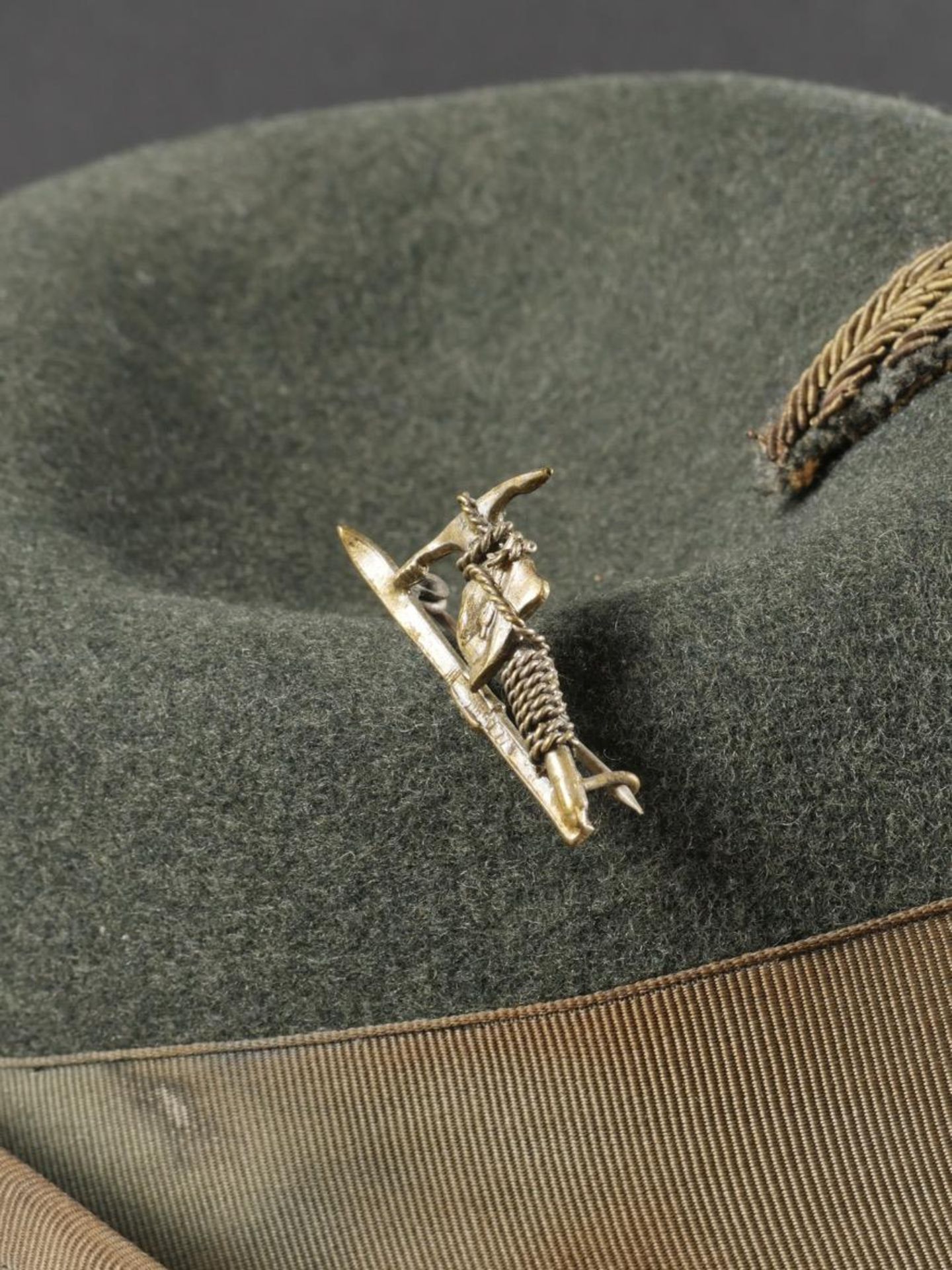 Chapeau de sous-lieutenant du 8eme Regiment dAlpini. Second lieutenant s hat of the 8th Alpini Regi - Bild 10 aus 15
