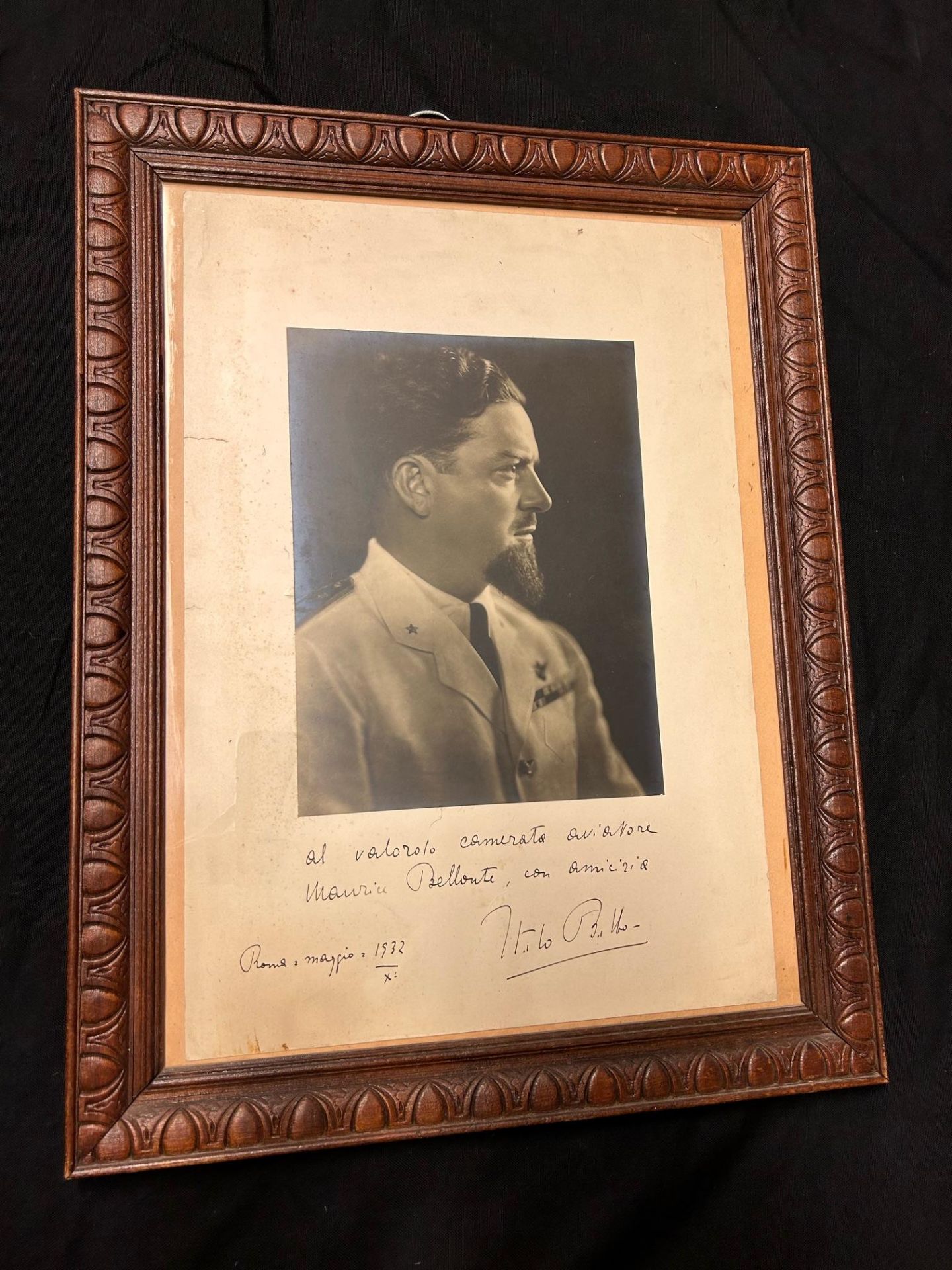 Photo dedicacee de Italo Balbo. Signed photo of Italo Balbo. - Image 9 of 9