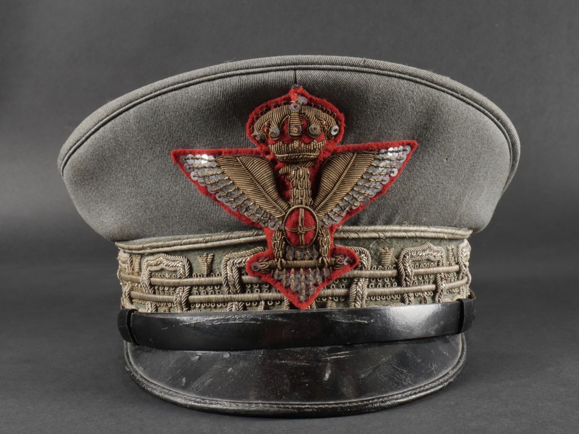 Casquette du General Giuseppe Cremascuoli. General Giuseppe Cremascuoli s cap.