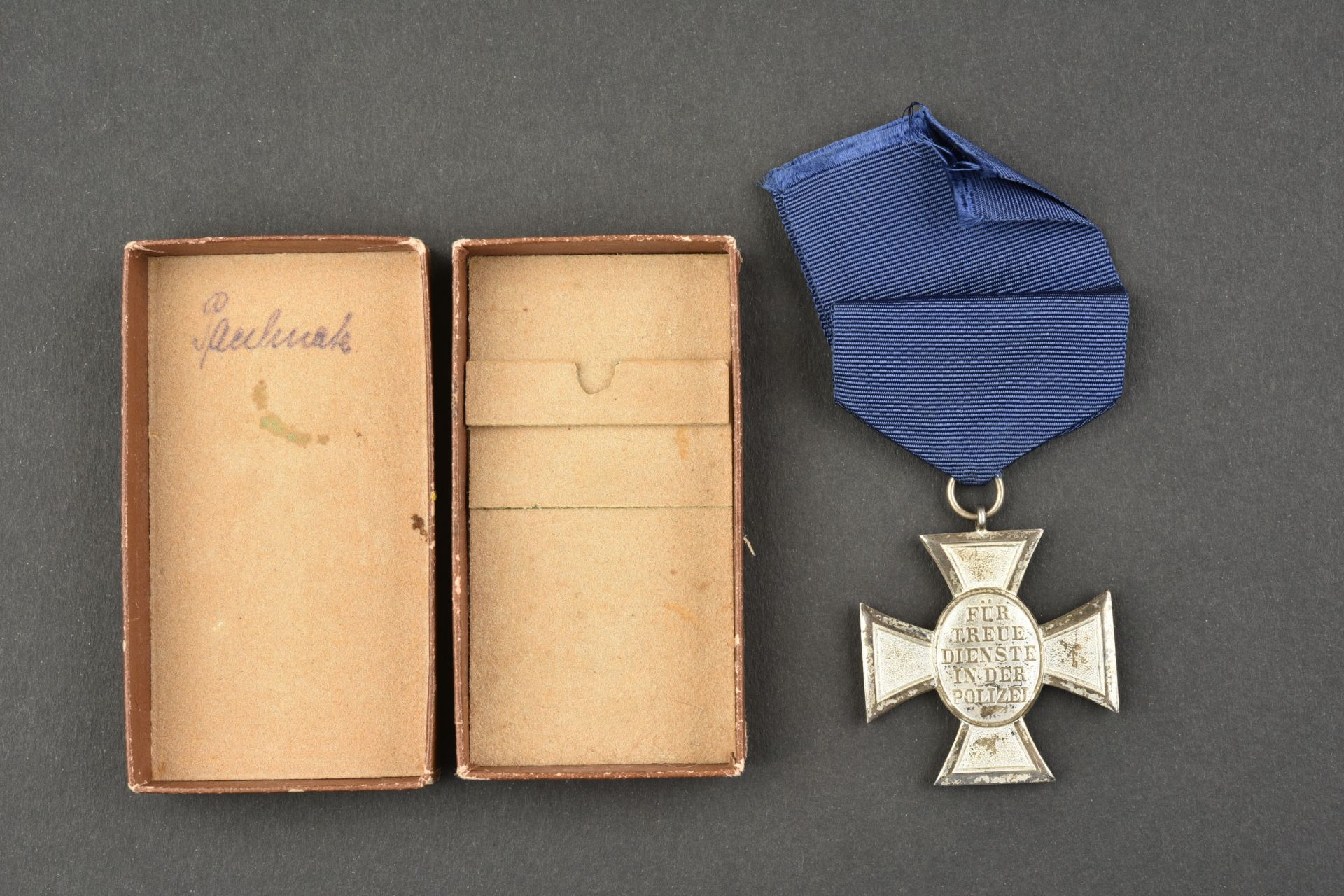 Medaille de service Polizei. Polizei service medal.  - Bild 2 aus 2