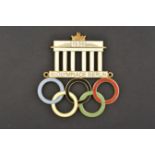 Insigne Jeux Olympique 1936. 1936 Olympic Games badge. 