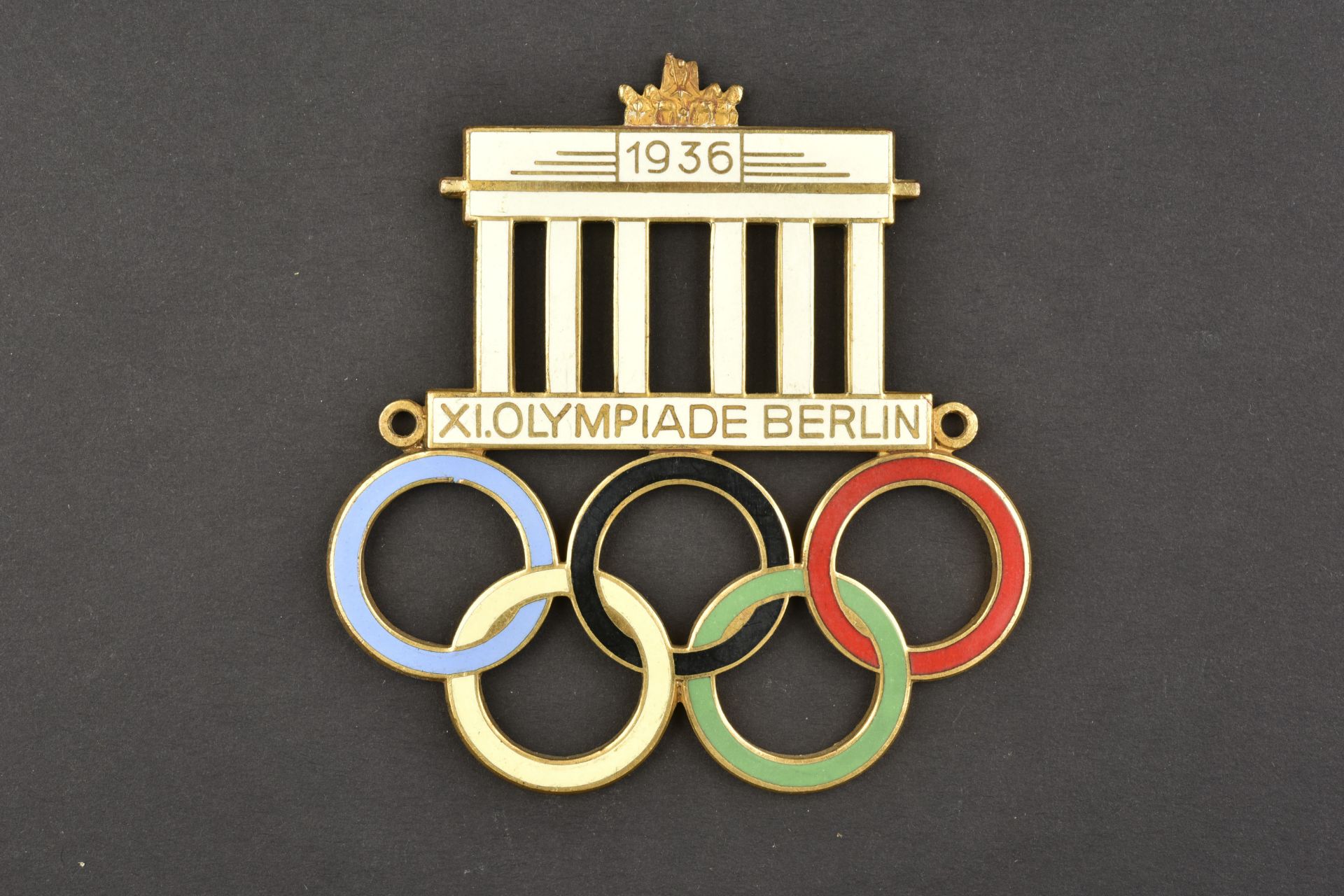 Insigne Jeux Olympique 1936. 1936 Olympic Games badge. 