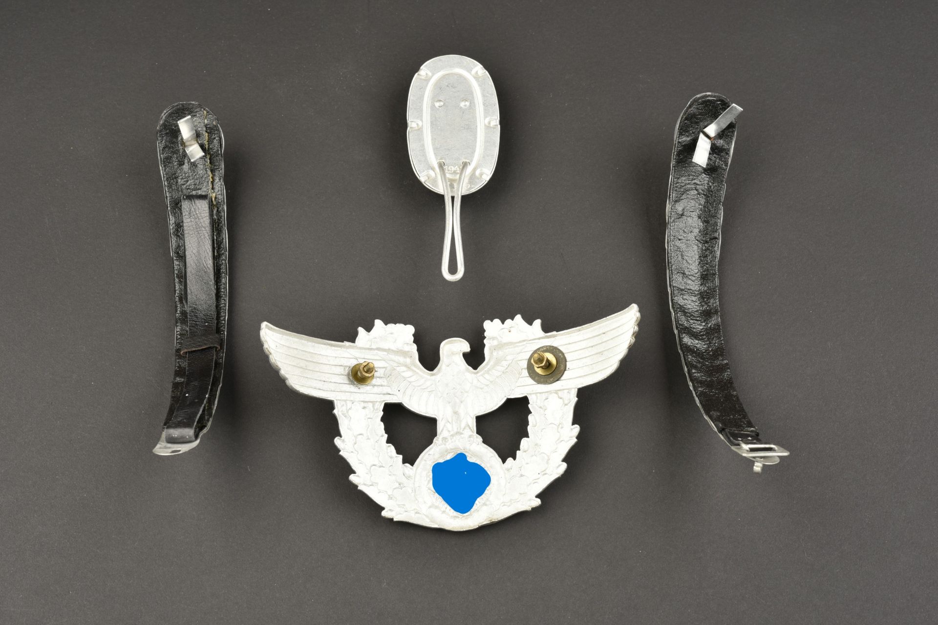 Insignes de coiffure Polizei. Polizei headgear badges.  - Bild 5 aus 5