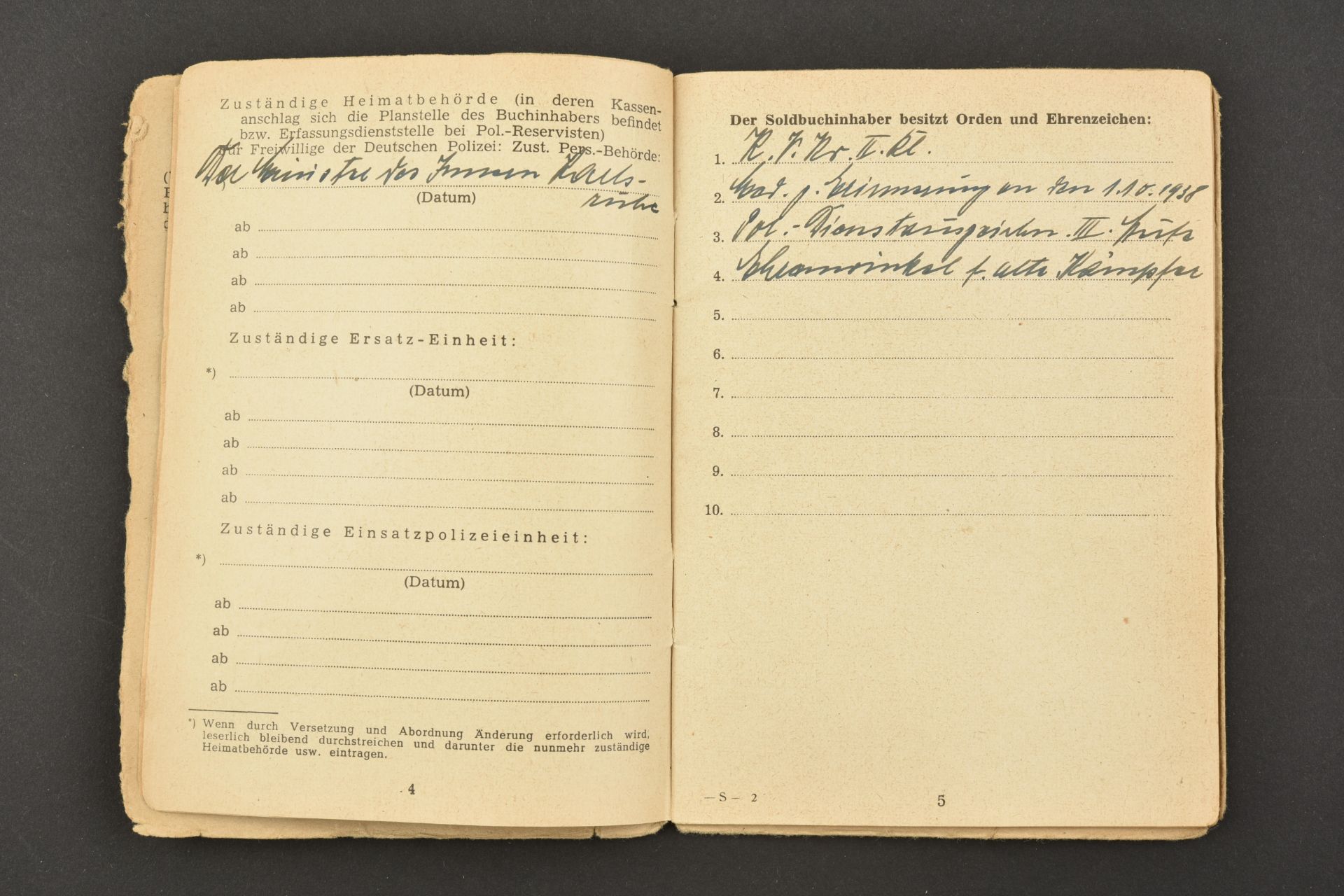 Soldbuch SS.  - Image 9 of 12